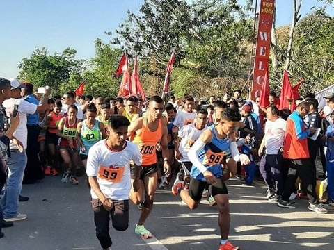 लुम्बिनीमा पिस ओपन हाफ म्याराथन प्रतियोगिता सुरु