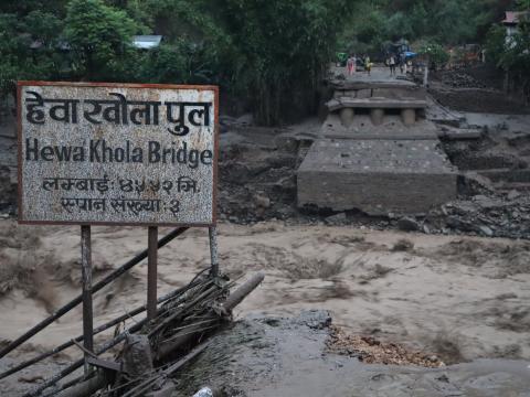 अविरल वर्षासँगै आएको बाढीले पाँचथरमा  धनजनको क्षति 