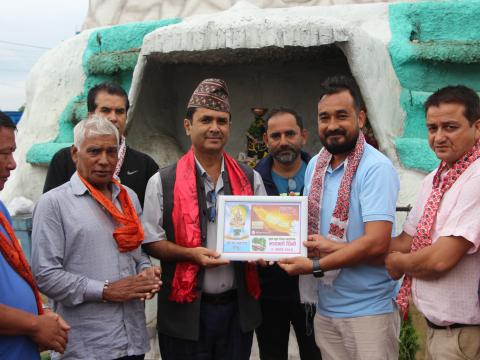  सौन्दर्यीकरणका लागी  बृक्षरोपण सम्पन्न
