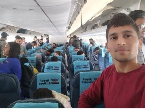 इजरायलबाट २५० जना नेपाली विमान चढे