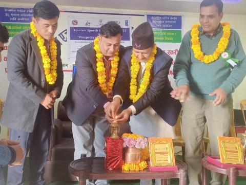 इलामका चार बिद्यालयमा पर्यटन सचेतना कार्यक्रम  सम्पन्न 