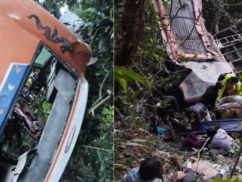 इलाम रोङको बस दुर्घटनामा परी मृत्यु हुनेको संख्या तीन पुग्यो