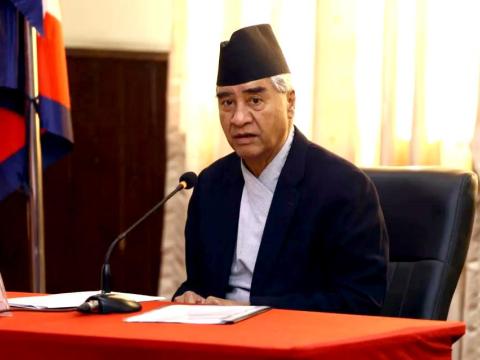 देउवाद्वारा भूकम्प प्रभावित क्षेत्रमा उद्धार र राहतका लागि आग्रह