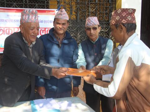 झापाको सहरेडाँगीस्थित पञ्चवटी वीरभद्र महाकाली धाममा आयोजित पुराण समापनलगतै आम्दानी र खर्च सार्वजनिक