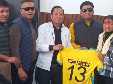 कोशी प्रदेशको महिला हक्की टिमको बिर्तामोडमा विदाइ