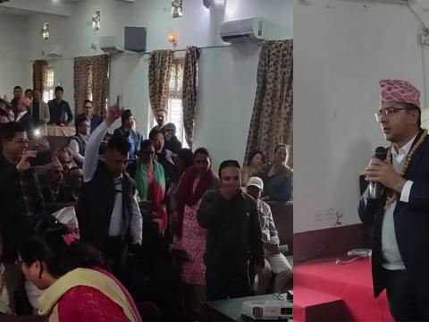 प्रमुख जिल्ला अधिकारी बास्तोलाको व्यवहार ठिक नभएको भन्दै झापाका सहकारीकर्मीहरू आक्रोशित