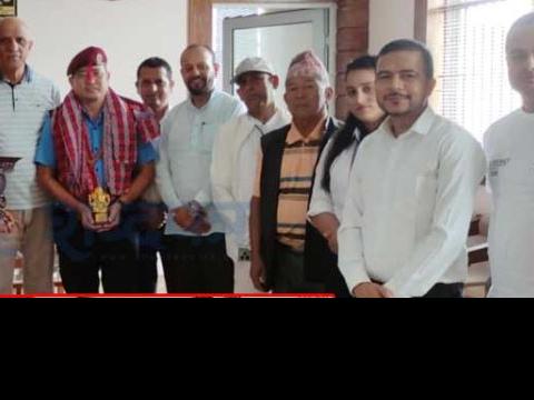 कनकाई नगरपालिकाद्धारा इप्रका सुरुङ्गाका प्रमुखको बिदाई तथा स्वागत