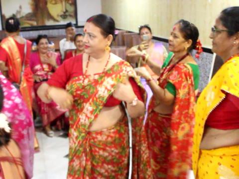साहित्य चौतारीकाे   तिज मिलन कार्यक्रम सम्पन्न