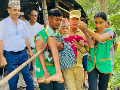 बिर्तामोडबाट तीन जना वेसाहारा नागरिकको उद्दार