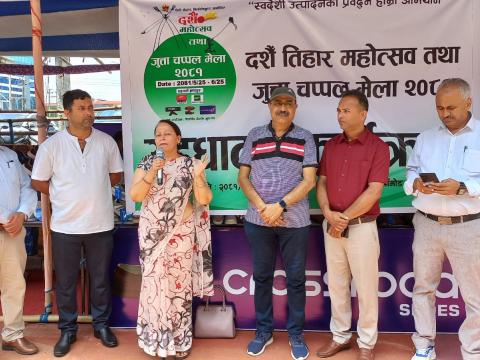 बिर्तामोडमा चाडपर्व लक्षित जुत्ता-चप्पल मेला सुरु