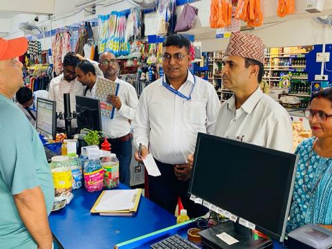 बिर्तामोड नगरपालिकाद्वारा बजार अनुगमन