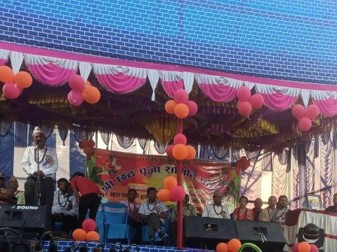 घैलाडुब्बा छठ पुजा समितिको आयोजनामा बृहत सांस्कृतिक कार्यक्रम