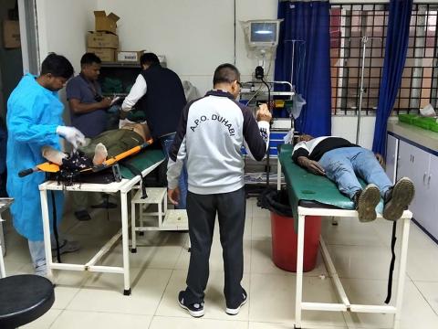 पाँचथरमा ट्रक दुर्घटना हुँदा एक जनाको मृत्यु, दुई घाइते