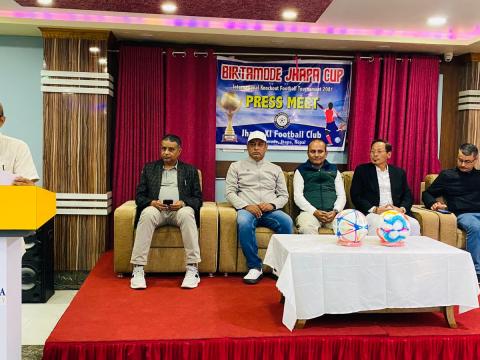 ‘बिर्तामोड झापा कप’ अन्तरास्ट्रिय नक आउट फुटबल प्रतियोगिता हुने