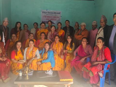 शिवपान्चायान कृतन मन्डलीको अध्यक्षमा पुनःकृष्णमाया ढकाल   चयन