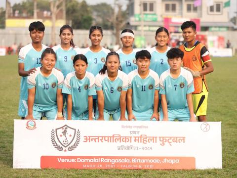 कन्काई नगरपालिका फाइनल पुग्ने पहिलो टोली