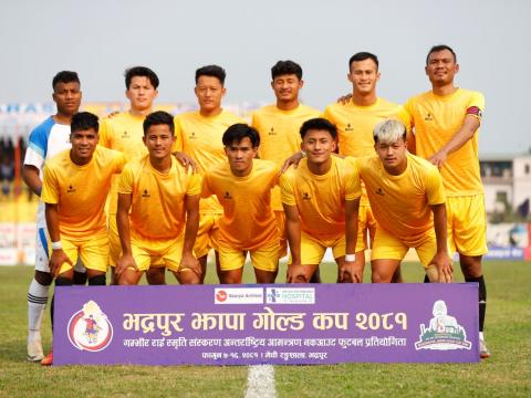 भुटानको डागा युनाइटेड भद्रपुर झापा गोल्डकपको सेमिफाइनलमा प्रवेश