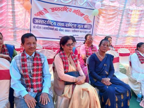 ११५ औं अन्तर्राष्ट्रिय महिला दिवसको अवसरपारेर कनकाई ९ मा आठ जेष्ठमाता सम्मानित 