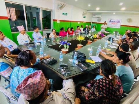 बिर्तामोडका मेलमिलापकर्ताहरुलाई चार दिवसीय लेखनसीप तालिम 
