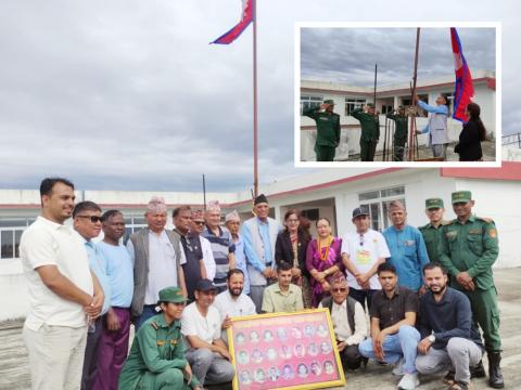 कनकाईमा गणतन्त्र दिवस : झण्डात्तोलन, दिपावली र बिरामीलाई फलफूल