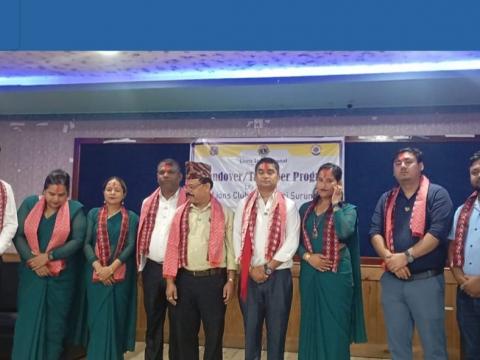 लायन्स क्लब अफ कनकाई सुरुङ्गाको अध्यक्षमा दाहाल