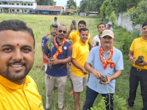 त्रिपुरारि समुहको आयोजनामा वृहत् वृक्षारोपण कार्यक्रम सम्पन्न