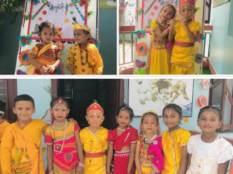 धार्मिक पर्वलाई बालबालिकासँग जोड्न लिङ्कन मन्टेश्वरी विद्यालयले मनायो कृष्ण जन्माष्टमी