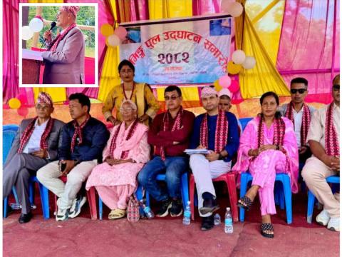 सुन्दर निचाझोडा गोलधाप सामुदायिक बनक्षेत्रभित्र स्विमिङ पुलको उद्घाटन
