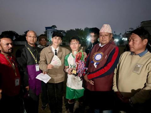 दोस्रो वडाध्यक्ष कप फुटबलको उपाधि पञ्चकन्या प्रगति टोललाई
