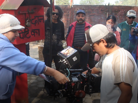 झापामा नेपाली चलचित्र ‘तिलस्मी’को छायांकन सुरु, सिंहबाहिनी मन्दिरमा गरियो शुभमुहूर्त