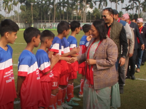बिर्तामोडमा अन्तरविद्यालय यु–१३ फुटबलको रोमाञ्चक सुरुआत