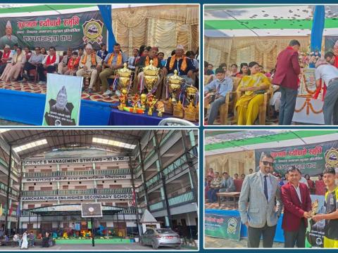 बिर्तामोडमा गुरुभक्त न्यौपाने स्मृति फुटबल : पहिलो संस्करणमै उत्साहजनक सफलता, निधी सेकेन्डरी च्याम्पियन