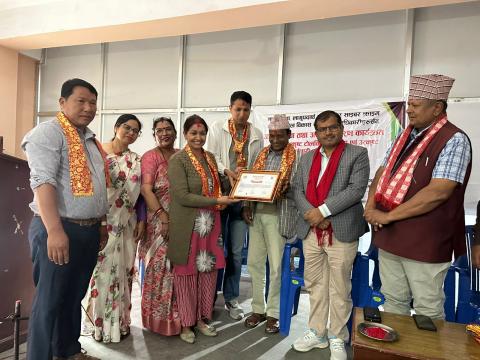 बिर्तामोड–१ ले उत्कृष्ट कर्मचारी र टोललाई गर्‍यो सम्मान