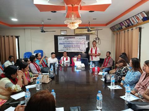 १६ औँ अन्तर्राष्ट्रिय नारी दिवसको अवसरमा नेतृत्व तथा व्यक्तित्व विकास तालिम सम्पन्न