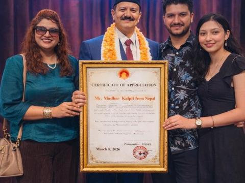 नेपाली कलाकारलाई भियतनाममा अन्तर्राष्ट्रिय सम्मान