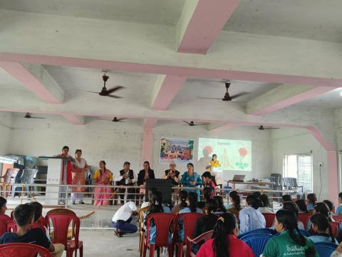 विद्यालयको शैक्षिक गुणस्तर सुधार सम्बन्धी अन्तरक्रियामा विद्यार्थीका कुरा