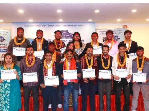 चलचित्र पत्रकार संघको निर्वाचन सम्पन्न: बलामीको नेतृत्वमा नयाँ कार्यसमिति