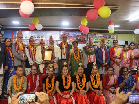 साहित्य चौतारी बिर्तामोडको भव्य आयोजनाः स्रष्टा सम्मानसँगै नव वर्ष स्वागत