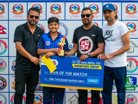 यू–१३ इन्डो–नेपाल टी–२० को फाइनल खेल भोलि हुँदै, बोस्टन र सरस्वतीबीच उपाधि भिडन्त