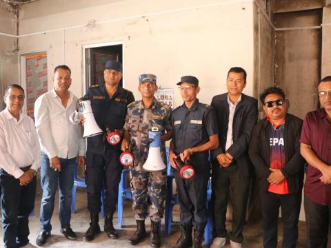 हात्ती तथा जंगली जनावर प्रभावित क्षेत्रमा प्याब्सन  बुद्धशान्तिको सहयोग