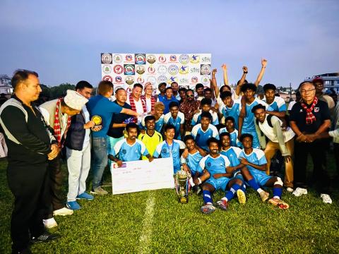 सन्थाल गोल्डकप : हल्दिवारी एफसी च्याम्पियन