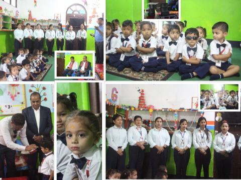  लिङ्कन मन्टेश्वरीमा दीक्षित विद्यार्थीलाई प्रमाणपत्र वितरण