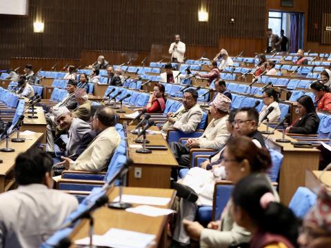 प्रतिनिधिसभाको बैठक बस्दै प्रतिनिधिसभाको बैठक बस्दै