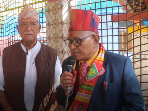 छोराको विवाहको अवसरमा देवीभक्त श्रेष्ठद्वारा दुर्गा मन्दिरमा दुईवटा धारा जडान गरिदिने घोषणा छोराको विवाहको अवसरमा देवीभक्त श्रेष्ठद्वारा दुर्गा मन्दिरमा दुईवटा धारा जडान गरिदिने घोषणा